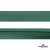 Косая бейка атласная "Омтекс" 15 мм х 132 м, цв. 056 темный зеленый - купить в Вологде. Цена: 225.81 руб.