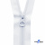 Спиральная молния Т5 501, 65 см, автомат, цвет белый - купить в Вологде. Цена: 14.83 руб.