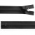 Молния водонепроницаемая PVC Т-7, 18 см, неразъемная, цвет чёрный - купить в Вологде. Цена: 21.20 руб.