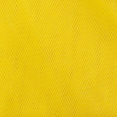 Фатин матовый 16-70, 12 гр/м2, шир.300см, цвет жёлтый - купить в Вологде. Цена 112.70 руб.