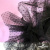 Евро-фатин горох, 100% полиэфир, 15 г/м2, 150 см. 16-167/черный - купить в Вологде. Цена 241.13 руб.