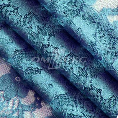 Кружевное полотно стрейч 15A61/BLUE, 100 гр/м2, шир.150см - купить в Вологде. Цена 1 581 руб.
