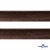 Кант атласный 074, шир. 12 мм (в упак. 65,8 м), цвет коричневый - купить в Вологде. Цена: 237.16 руб.