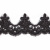 Сутажное кружево «Алансон»  на сетке (бисер) XDH3235, шир.60 мм, (уп. 9,14 м ), цв.-черный - купить в Вологде. Цена: 2 134.73 руб.