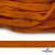Шнур плетеный (плоский) d-12 мм, (уп.90+/-1м), 100% полиэстер, цв.267 - оранжевый - купить в Вологде. Цена: 8.62 руб.
