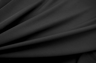 Костюмная ткань с вискозой "Флоренция", 195 гр/м2, шир.150см, цвет чёрный - купить в Вологде. Цена 502.24 руб.