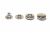 Кнопка металлическая "Альфа" с пружиной, 15 мм (уп. 720+/-20 шт), цвет никель - купить в Вологде. Цена: 1 466.73 руб.