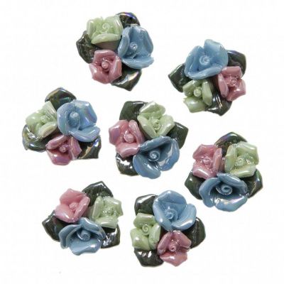 Декоративные элементы для творчества "Цветы фарфоровые"    - купить в Вологде. Цена: 6.83 руб.