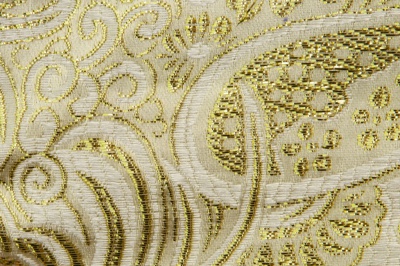 Ткань костюмная жаккард №5, 140 гр/м2, шир.150см, цвет золото - купить в Вологде. Цена 383.29 руб.