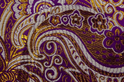 Ткань костюмная жаккард №9, 140 гр/м2, шир.150см, цвет фиолет - купить в Вологде. Цена 387.20 руб.