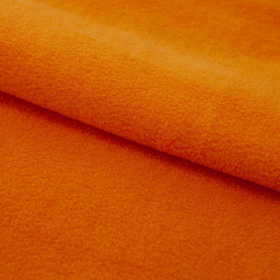 Флис DTY 16-1358, 250 г/м2, шир. 150 см, цвет оранжевый - купить в Вологде. Цена 640.46 руб.
