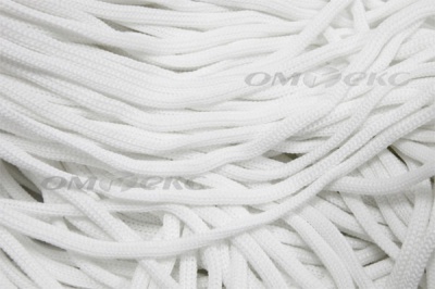 Шнур Т-02 (4с2) мелкое плетение 4мм 100 м белый - купить в Вологде. Цена: 2.50 руб.