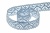Тесьма кружевная 0621-1346А, шир. 13 мм/уп. 20+/-1 м, цвет 132-голубой - купить в Вологде. Цена: 569.26 руб.