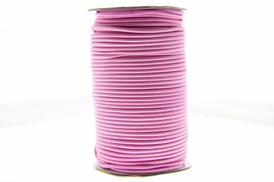 0370-1301-Шнур эластичный 3 мм, (уп.100+/-1м), цв.141- розовый - купить в Вологде. Цена: 464.31 руб.
