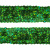 Тесьма с пайетками D4, шир. 20 мм/уп. 25+/-1 м, цвет зелёный - купить в Вологде. Цена: 778.19 руб.