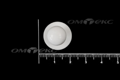 Пуговица поварская "Пукля", 10 мм, цвет белый - купить в Вологде. Цена: 2.28 руб.