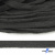 Шнур плетеный d-8 мм плоский, 70% хлопок 30% полиэстер, уп.85+/-1 м, цв.1026-серый - купить в Вологде. Цена: 735 руб.