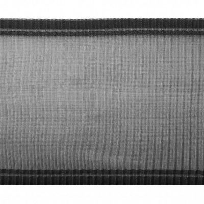 Лента капроновая "Гофре", шир. 110 мм/уп. 50 м, цвет чёрный - купить в Вологде. Цена: 24.99 руб.