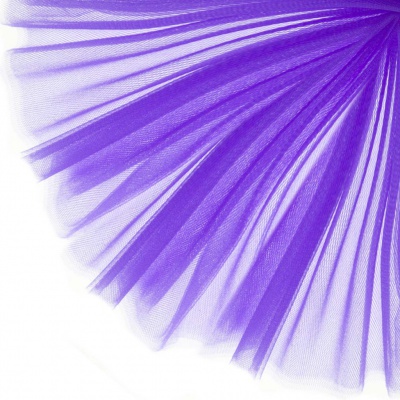 Фатин блестящий 16-85, 12 гр/м2, шир.300см, цвет фиолетовый - купить в Вологде. Цена 109.72 руб.
