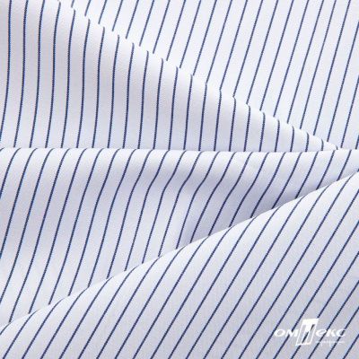Ткань сорочечная Ронда, 115 г/м2, 58% пэ,42% хл, шир.150 см, цв.4-синяя, (арт.114) - купить в Вологде. Цена 306.69 руб.
