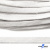 Шнур плетеный d-8 мм плоский, 70% хлопок 30% полиэстер, уп.85+/-1 м, цв.1018-белый - купить в Вологде. Цена: 735 руб.