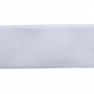 Лента бархатная нейлон, шир.25 мм, (упак. 45,7м), цв.01-белый - купить в Вологде. Цена: 981.09 руб.