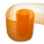 Лента капроновая "Гофре", шир. 110 мм/уп. 50 м, цвет оранжевый - купить в Вологде. Цена: 26.93 руб.