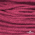 Шнур плетеный d-6 мм, 70% хлопок 30% полиэстер, уп.90+/-1 м, цв.1068-фуксия - купить в Вологде. Цена: 588 руб.
