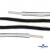 Шнурки #4-27, круглые 130 см, двухцветные (черно/белый) - купить в Вологде. Цена: 47.04 руб.