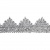 Тесьма металлизированная 0384-0240, шир. 40 мм/уп. 25+/-1 м, цвет серебро - купить в Вологде. Цена: 490.74 руб.