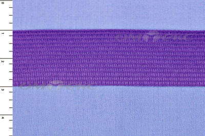 Окантовочная тесьма №0225, шир. 22 мм (в упак. 100 м), цвет фиолет - купить в Вологде. Цена: 271.60 руб.