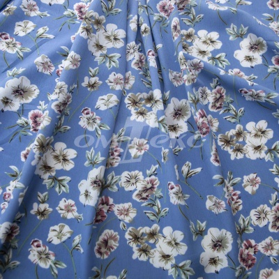 Плательная ткань "Фламенко" 12.1, 80 гр/м2, шир.150 см, принт растительный - купить в Вологде. Цена 241.49 руб.