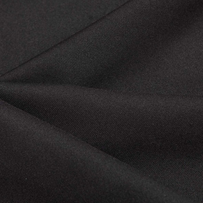 Ткань костюмная 21010 2044, 225 гр/м2, шир.150см, цвет черный - купить в Вологде. Цена 394.71 руб.