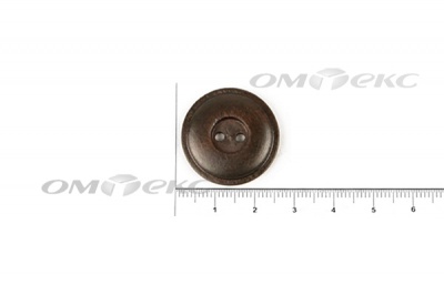 Пуговица деревянная круглая №54 (25мм) - купить в Вологде. Цена: 4.12 руб.