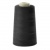 Нитки швейные 100% полиэстер 40/2, (3200 ярд), первый сорт, черные - купить в Вологде. Цена: 86.79 руб.