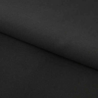 Костюмная ткань "Элис", 200 гр/м2, шир.150см, цвет чёрный - купить в Вологде. Цена 306.20 руб.
