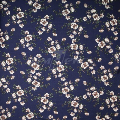 Плательная ткань "Фламенко" 3.2, 80 гр/м2, шир.150 см, принт растительный - купить в Вологде. Цена 239.03 руб.