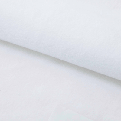 Флис DTY 240 г/м2, White/белый, 150 см (2,77м/кг) - купить в Вологде. Цена 640.46 руб.