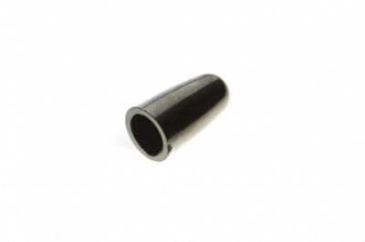 8100-Наконечник пластиковый под металл 15 мм-тем.никель - купить в Вологде. Цена: 2.45 руб.