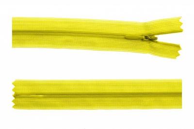 Молния потайная Т3 131, 20 см, капрон, цвет жёлтый - купить в Вологде. Цена: 5.12 руб.