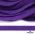 Шнур плетеный d-8 мм плоский, 70% хлопок 30% полиэстер, уп.85+/-1 м, цв.1030-фиолет - купить в Вологде. Цена: 735 руб.