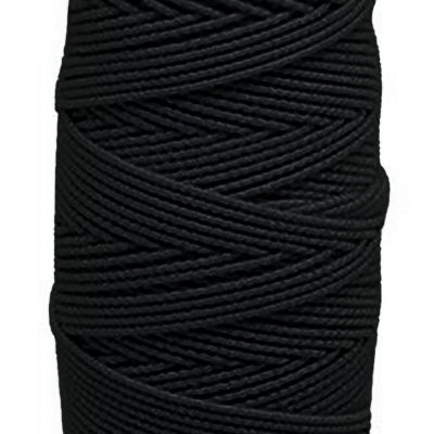 Нитка - резинка Спандекс 25 м (уп-10шт)-чёрные - купить в Вологде. Цена: 36.02 руб.