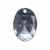 Стразы пришивные акриловые арт.#39/10 - "Кристал", 10х14 мм - купить в Вологде. Цена: 0.69 руб.