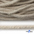 Шнур плетеный d-6 мм круглый, 70% хлопок 30% полиэстер, уп.90+/-1 м, цв.1077-лён - купить в Вологде. Цена: 588 руб.
