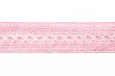 Тесьма кружевная 0621-1669, шир. 20 мм/уп. 20+/-1 м, цвет 096-розовый - купить в Вологде. Цена: 673.91 руб.