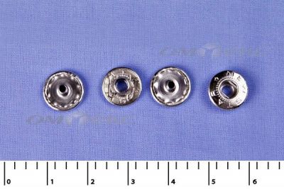 Кнопки металл Ф-12,5 (1440 +/-20 шт) "альфа" никель с рисунком - купить в Вологде. Цена: 2 853.69 руб.