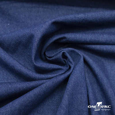 Ткань костюмная "Джинс", 315 г/м2, 100% хлопок, шир. 150 см,   Цв. 7/ Dark blue - купить в Вологде. Цена 588 руб.
