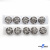 119-01 Кнопки пришивные декоративные металл 21 мм, цв.-никель - купить в Вологде. Цена: 21.54 руб.