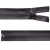 Молния водонепроницаемая PVC Т-7, 60 см, разъемная, цвет (301) т.серый - купить в Вологде. Цена: 49.39 руб.