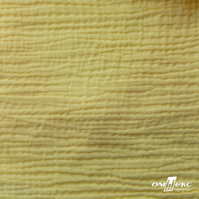 Ткань Муслин, 100% хлопок, 125 гр/м2, шир. 135 см (12-0824) цв.лимон нюд - купить в Вологде. Цена 337.25 руб.